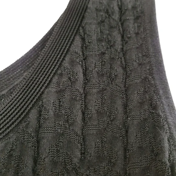 ❗️SALE ❗️Sandro Paris Black Knit Sleeveless Sweater Dress Size 3 - Picture 4 of 10